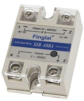 Alfa Electric Солид стејт реле 40A, DC влез, DC излез 5–250V – SSRF-40DD