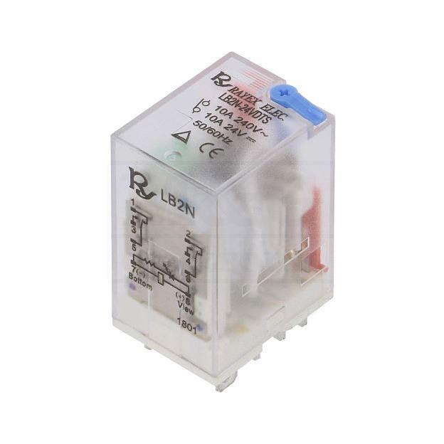 Alfa Electric Реле 10A 24V DC LB2N-24DTS