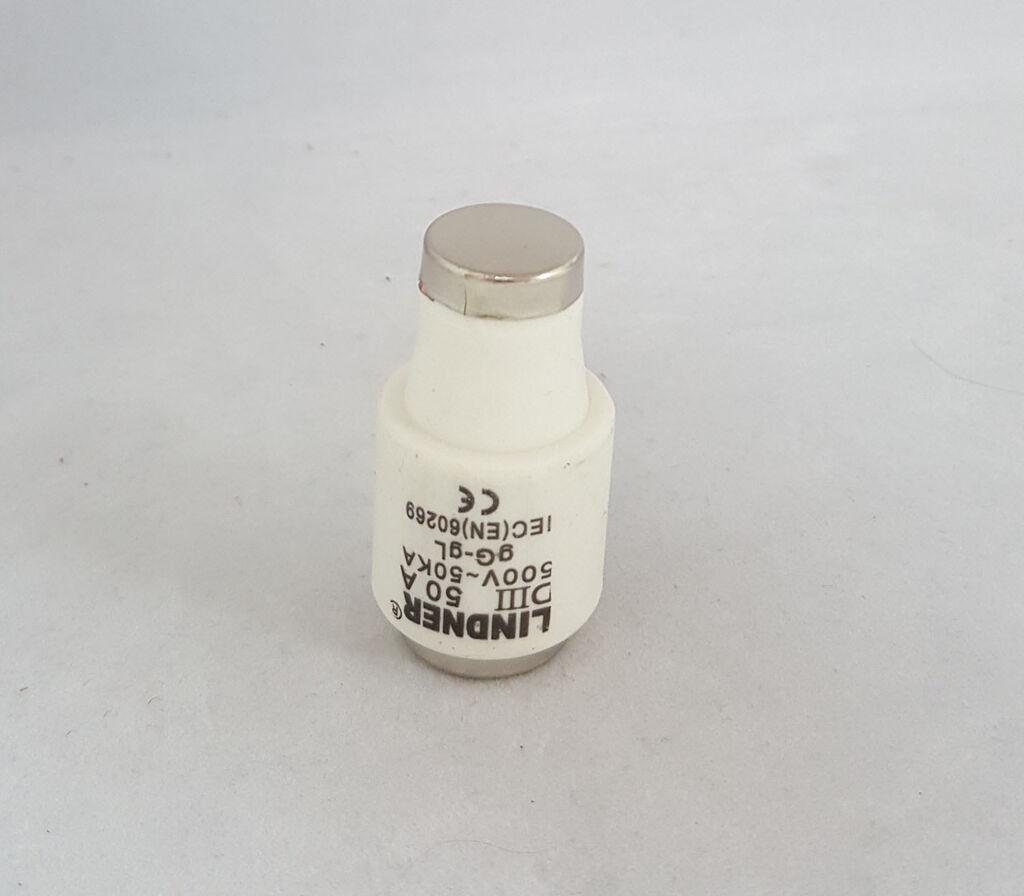 Alfa Electric Патронски осигурач 50A, D3, EZN 3А – FUSE-D3-50A-EZN63