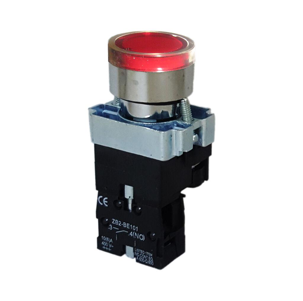 Alfa Electric Тастер со индикатор, 24V, црвен – EL2-BN3471 (401474)