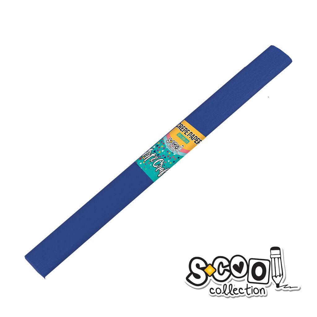 Scool Креп хартија, сина 50*200