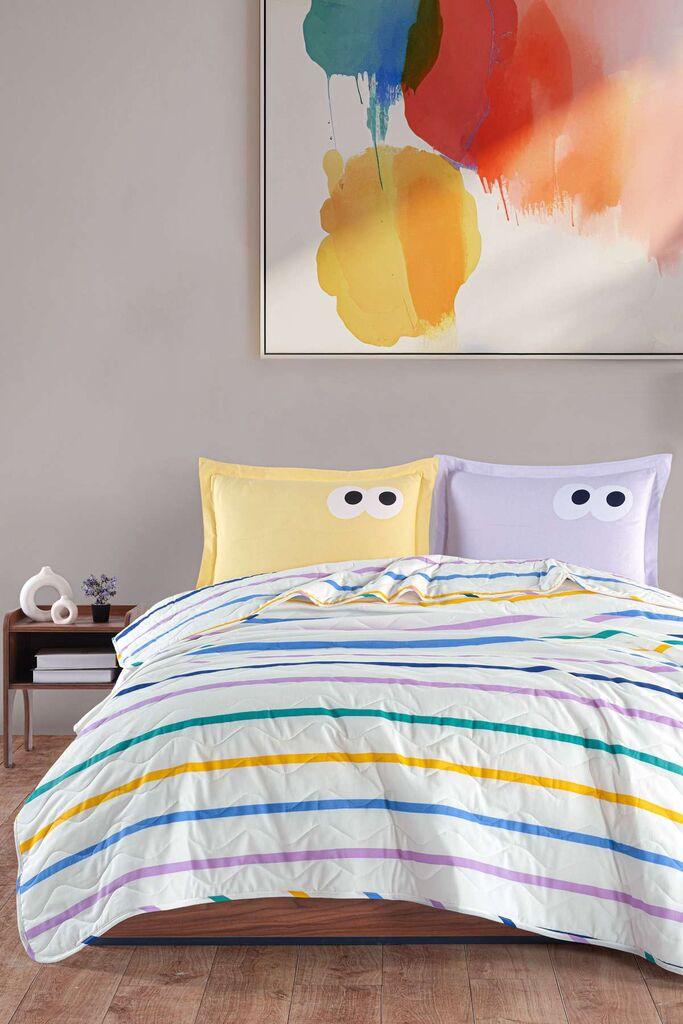 Комплет постелнина L'essentiel Maison Funny, 200x220, црна