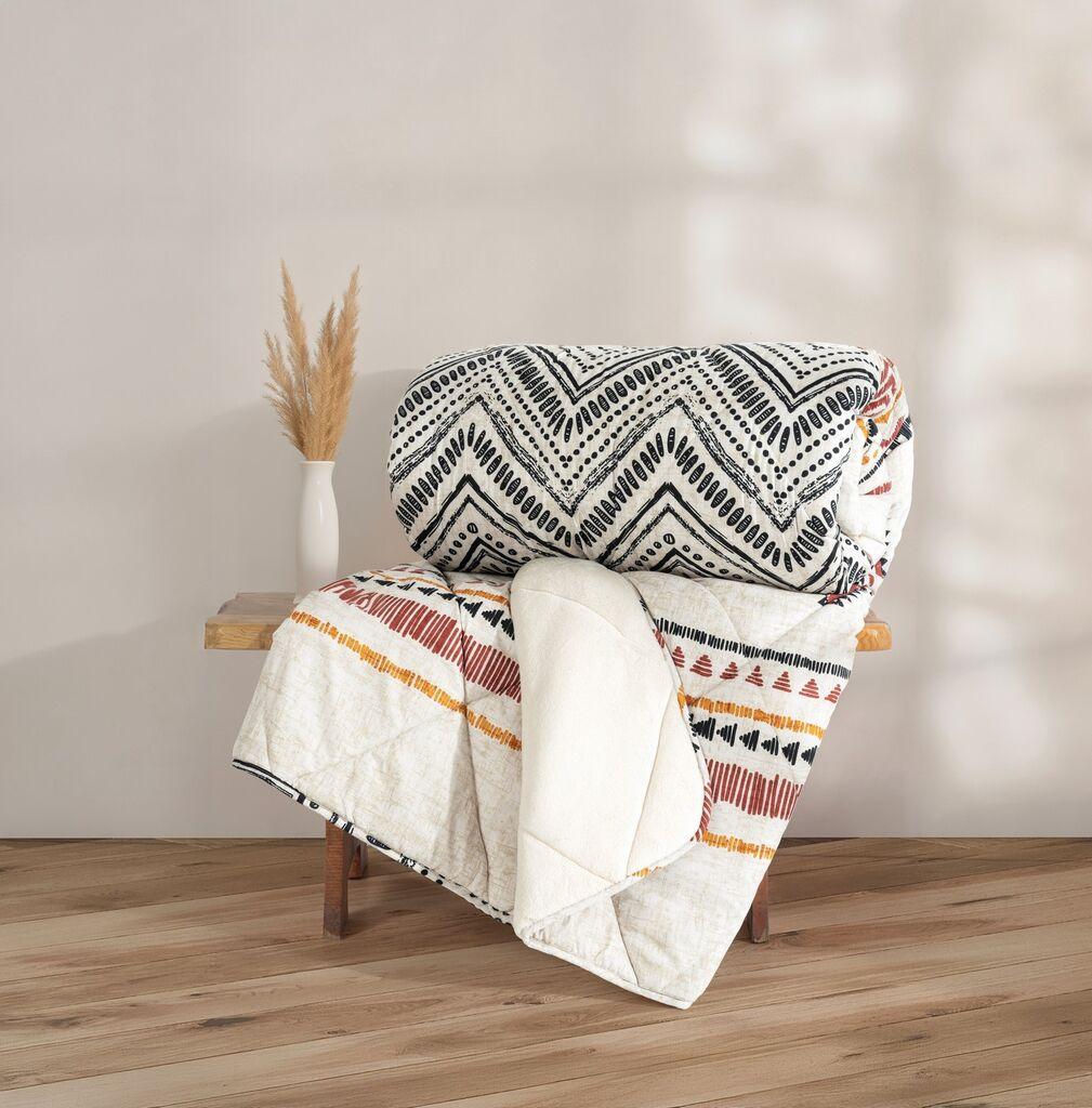 Кадифена прекривка L'essentiel Maison, 195x215 cm, Шарена