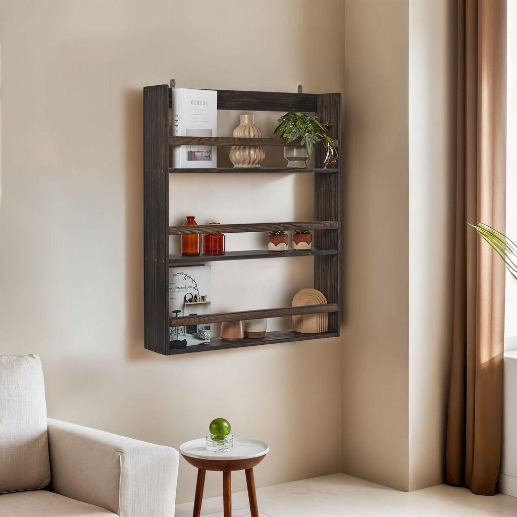Dzидна полица Hanah Home Cm-067, 73x14x90 см, кафеава