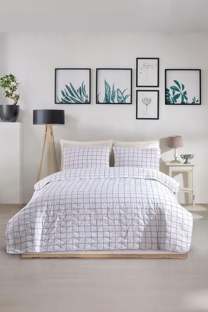 Комплет постелнина L'essentiel Maison Artus, 200x220, бело-црно