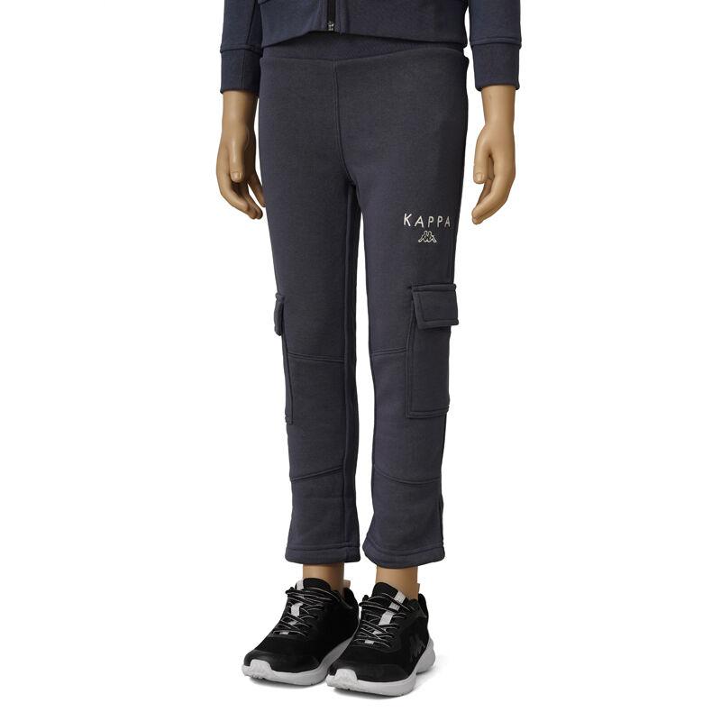 Kappa Тренерки за момчиња долен дел Logo Spanto, Темно сиви