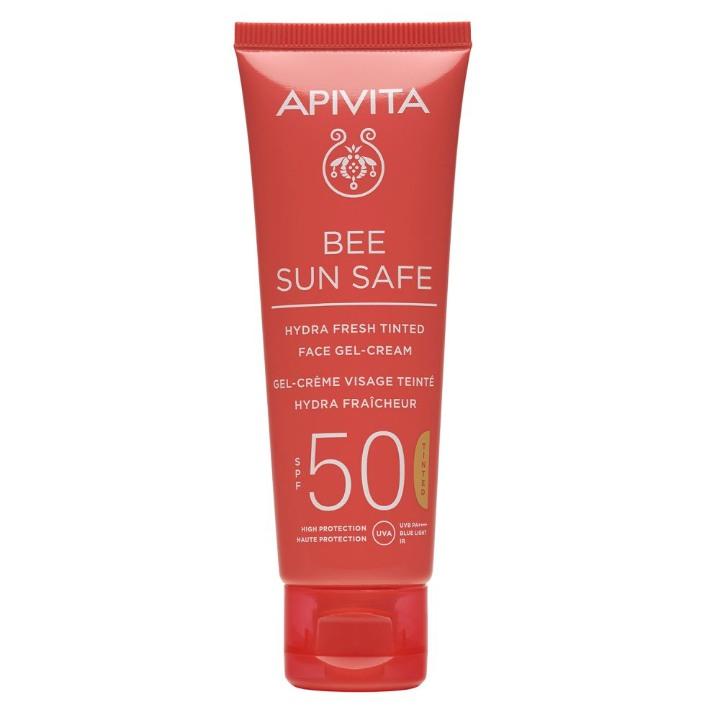 APIVITA Bee Sun Safe Hydra Fresh гел крем со тон, 50 мл