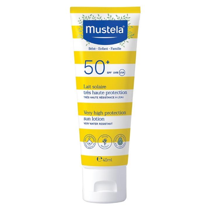 MUSTELA Лосион за заштита од сонце SPF 50+, 40 мл