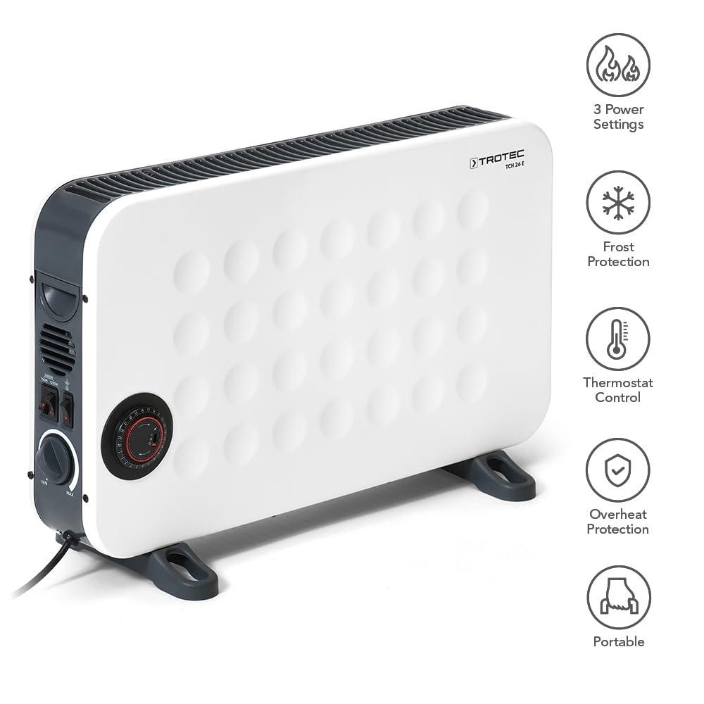 TROTEC Електрична греалка-конвектор -  TCH 26 E - 2kW - бела