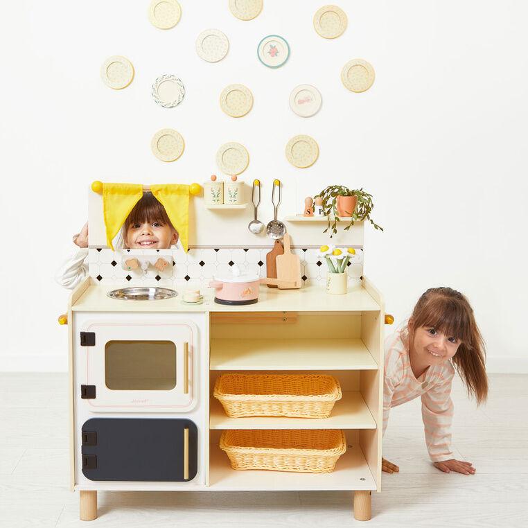 Janod Голема дрвена кујна со додатоци, Shiny Grandma