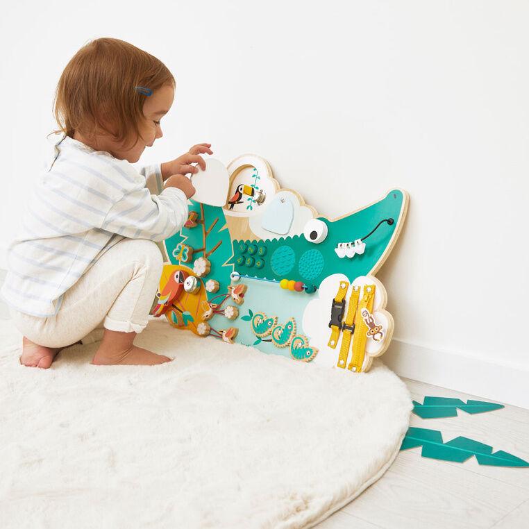 Janod Итерактивна табла со 14 активности КРОКОДИЛ - ТРОПИК