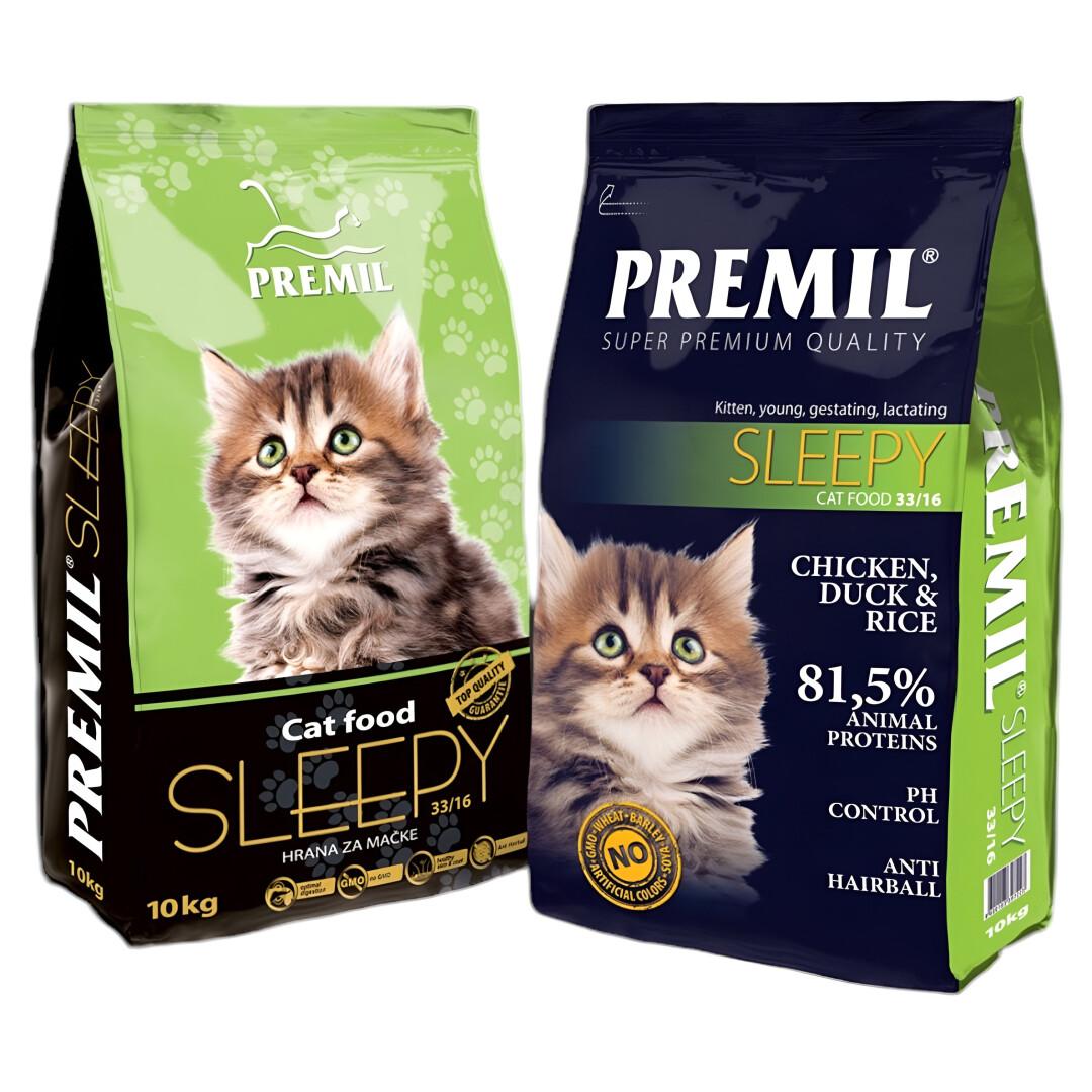 PREMIL Sleepy Сува храна за мачки [Вреќа 10кг]