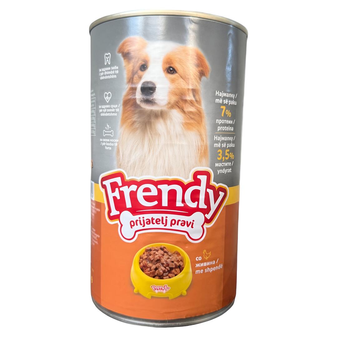 FRENDY Конзерва со Парчиња Пилешко [Конзерва 1240гр]
