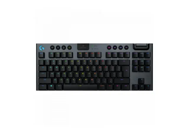 LOGITECH за игри безжична тастатура G915 X Lightspeed TKL, US INT'L, 2.4G HZ, BT, црна
