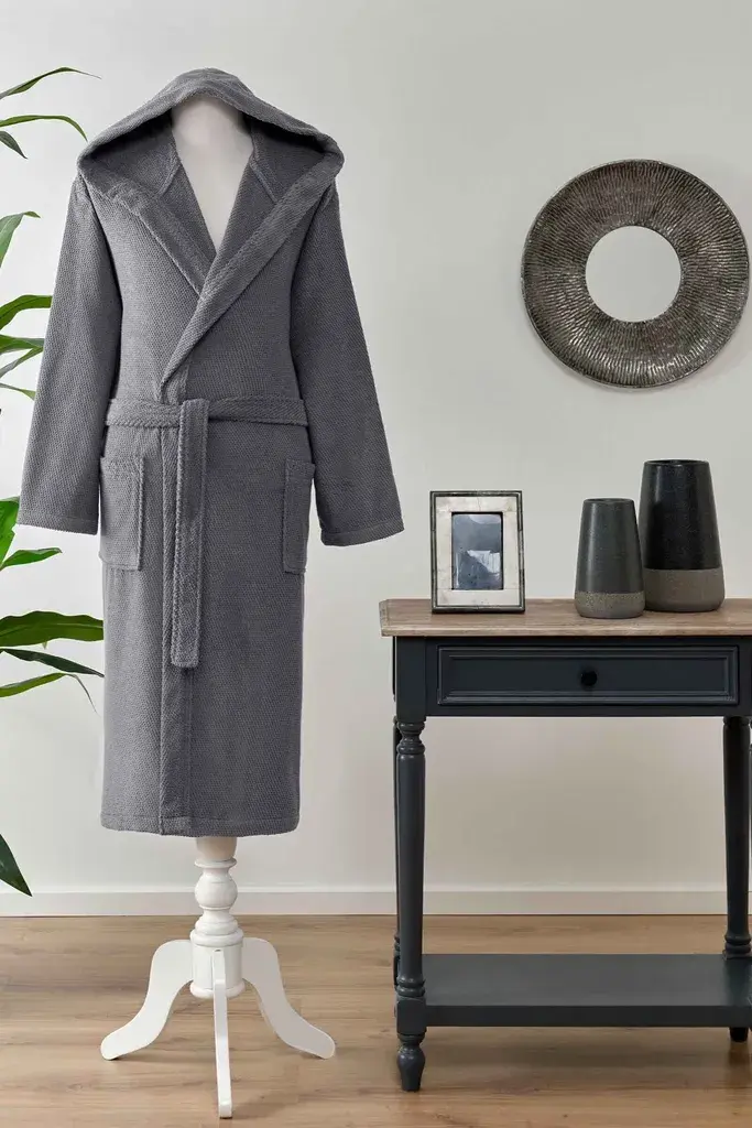 Ozdilek Машка бањарка со капа - Сива