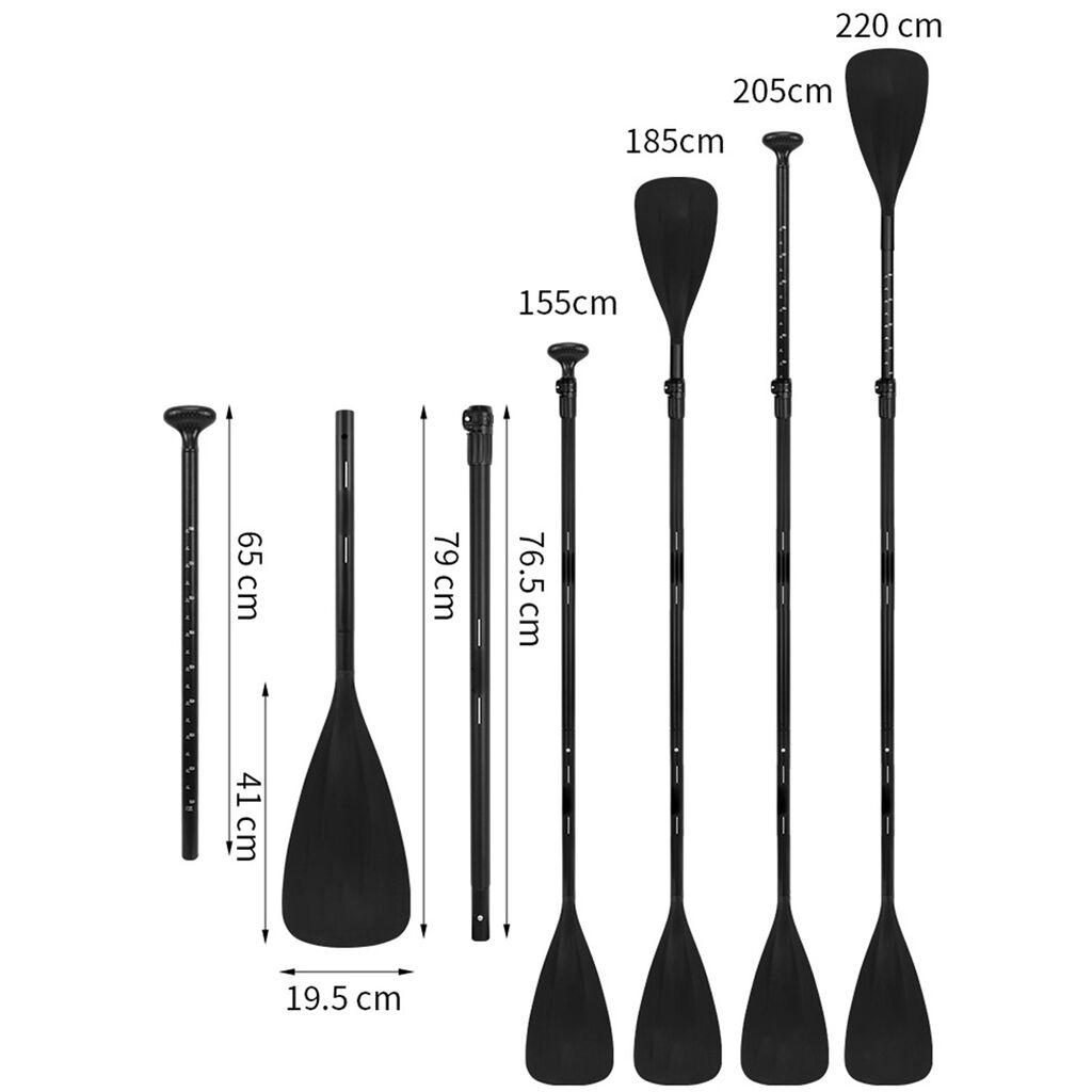SEABEAST Двострано весло 2 во 1 SUP