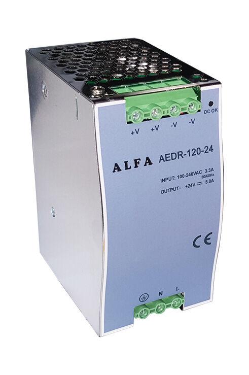 Alfa Electric DIN напојување 24V 5A 120W AEDR-120-24