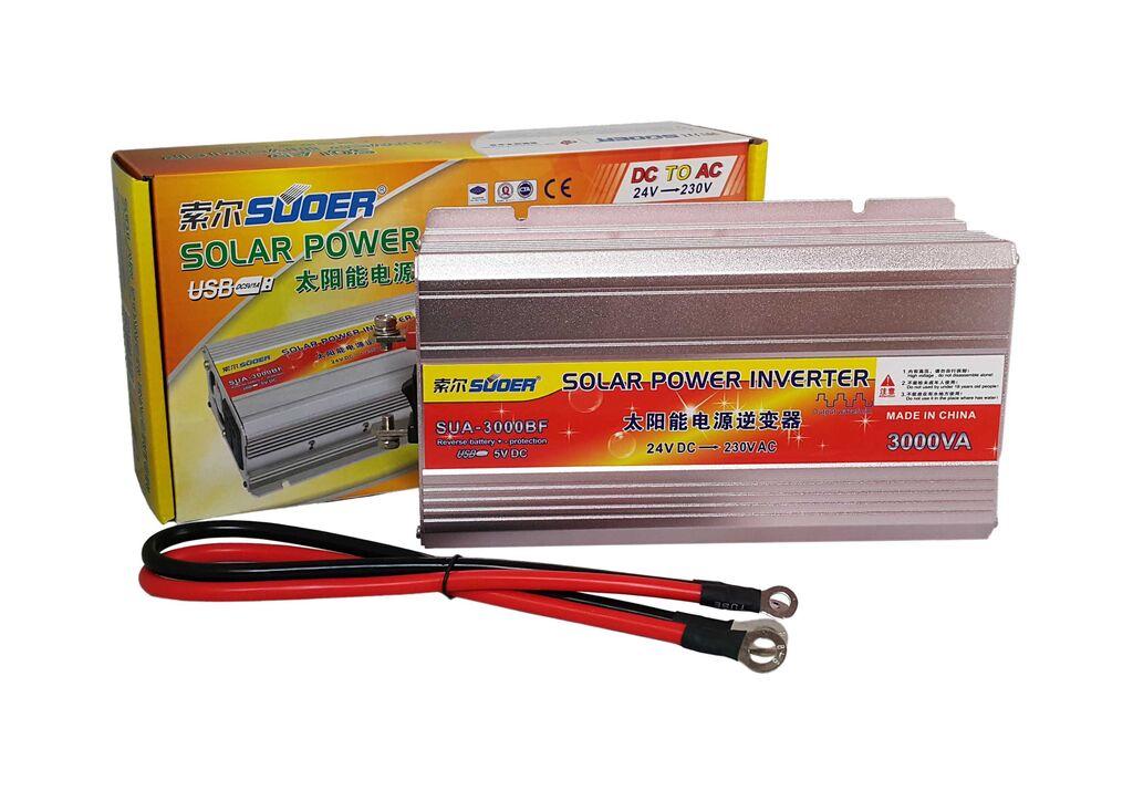 Alfa Electric Инвертер 24V DC на 230V AC, 1500W апроксимирана синусоида  SUA-3000BF