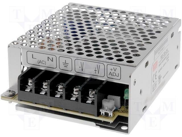 MeanWell Напојување 24V 1.5A 36W  RS-35-24