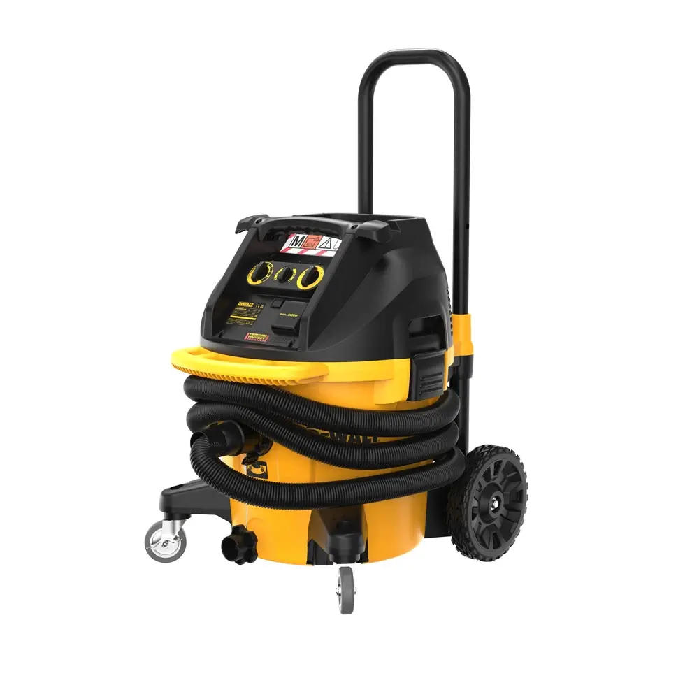 DeWalt индустриска правосмукалка m/s DWV905M, 38L, жолта