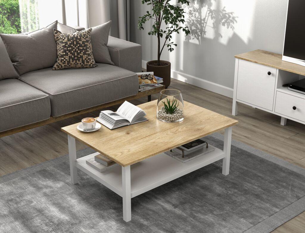 Маса Hanah Home Club FRN-20081, 100x43x70 см, бела