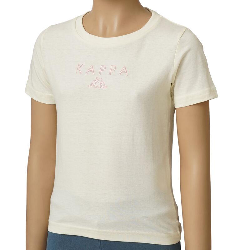 Kappa маица за момчиња со логото Sammo, бела