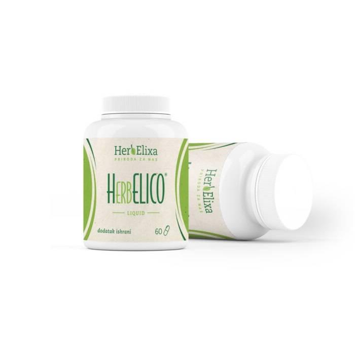Течни капсули Herb Elixa Herbelico, 60 капсули