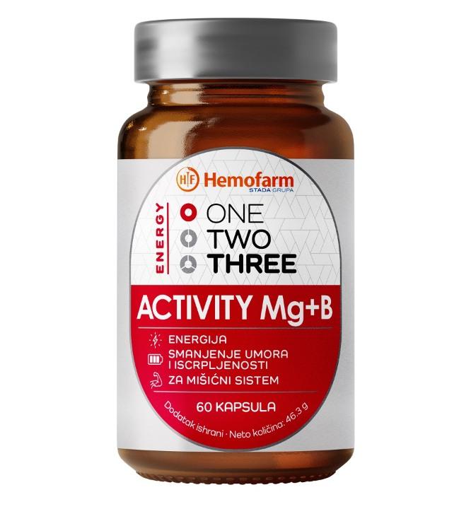 One Two Three ACTIVITY MG+B X60 капсули