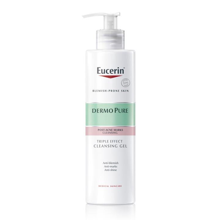 EUCERIN Гел за чистење со троен ефект DermoPure, 400мл.