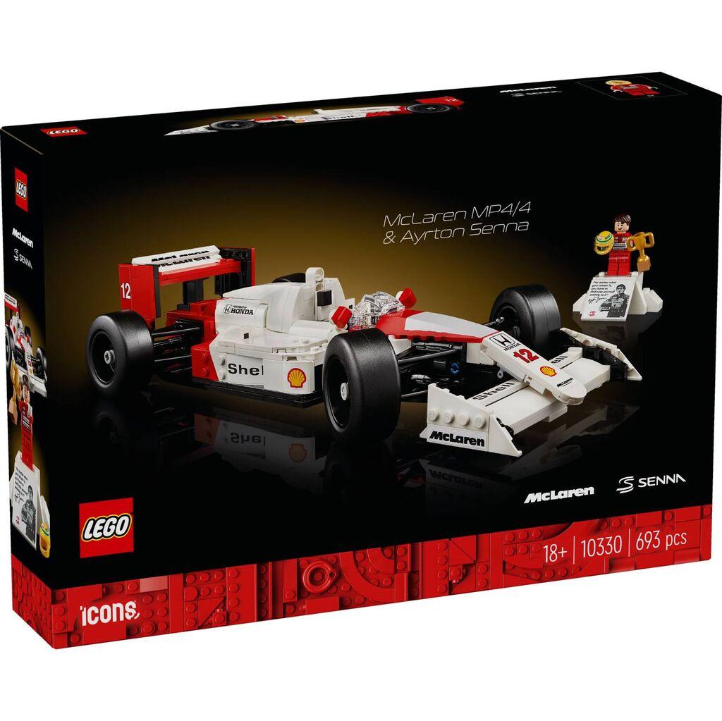 LEGO Icons McLaren MP4/4 и Ayrton Senna 10330