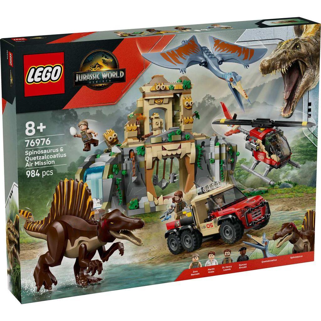 LEGO Jurassic World Спиносаурус и Квецалкоатлус - Воздушна мисија 8+
