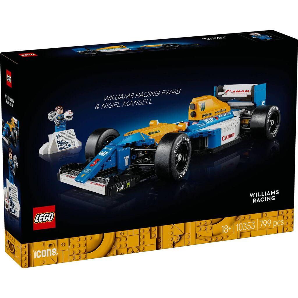 LEGO Icons Williams тркачки FW14B и Најџел Мансел 10353