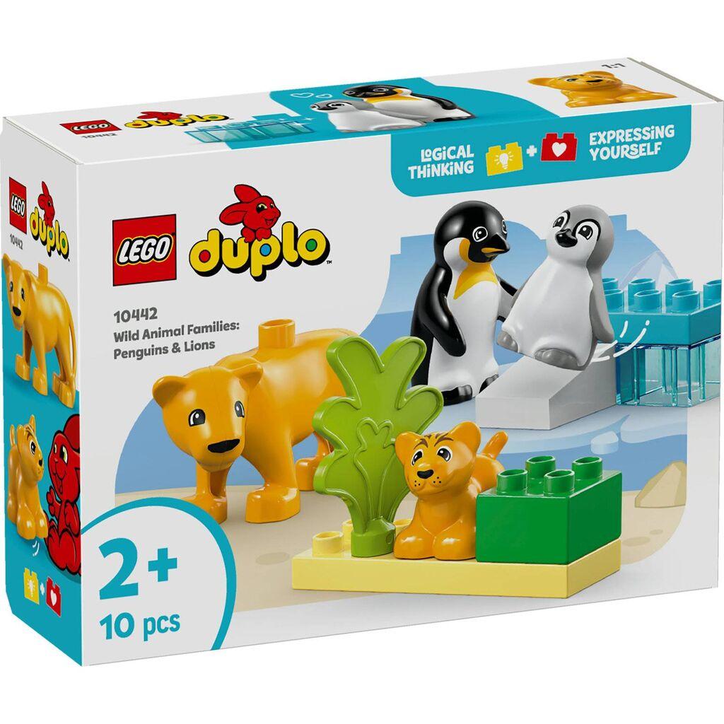 LEGO Duplo Семејства на диви животни Пингвини и лавови 10442