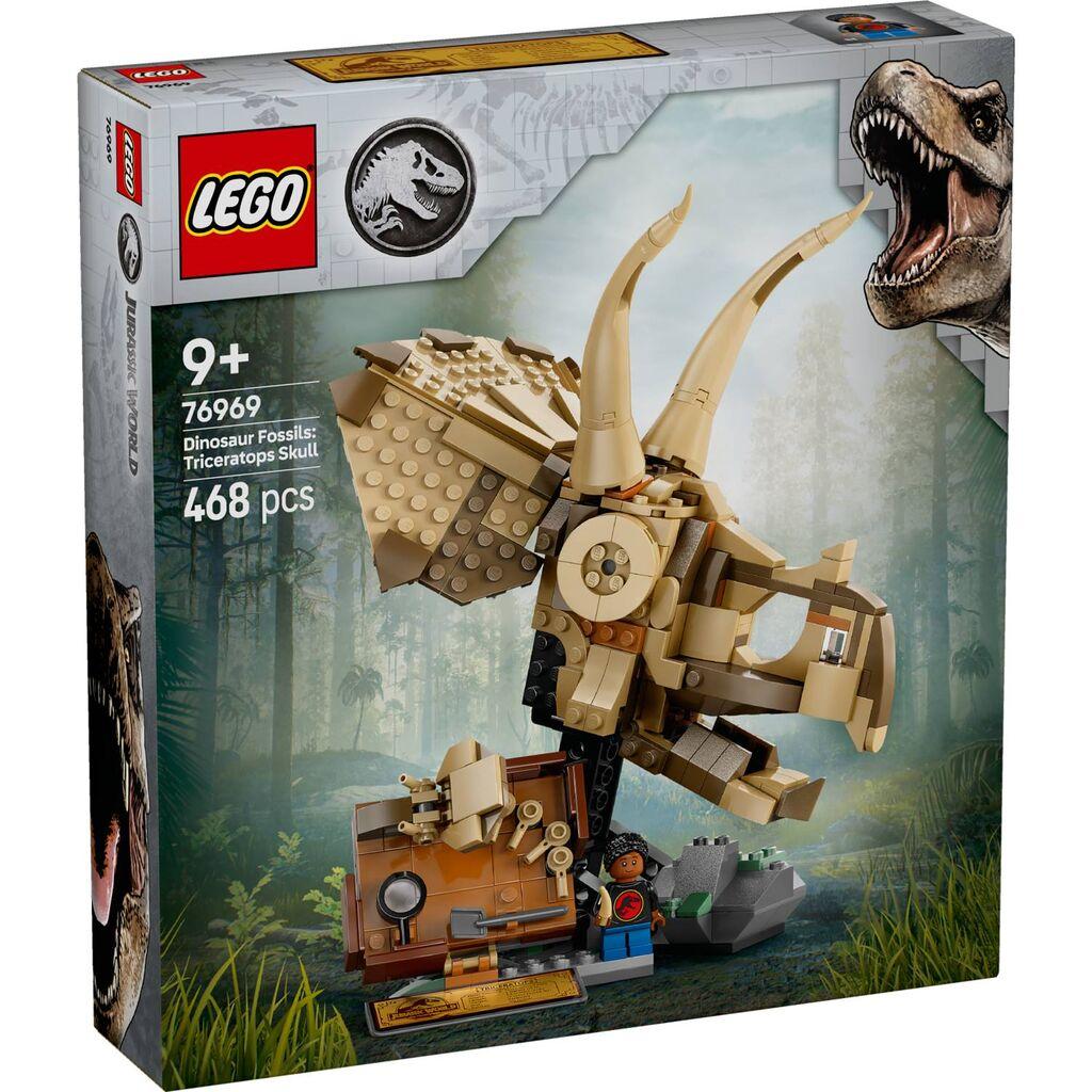 LEGO Jurassic World Фосили од диносаурус: Череп на Трицератопс 76969