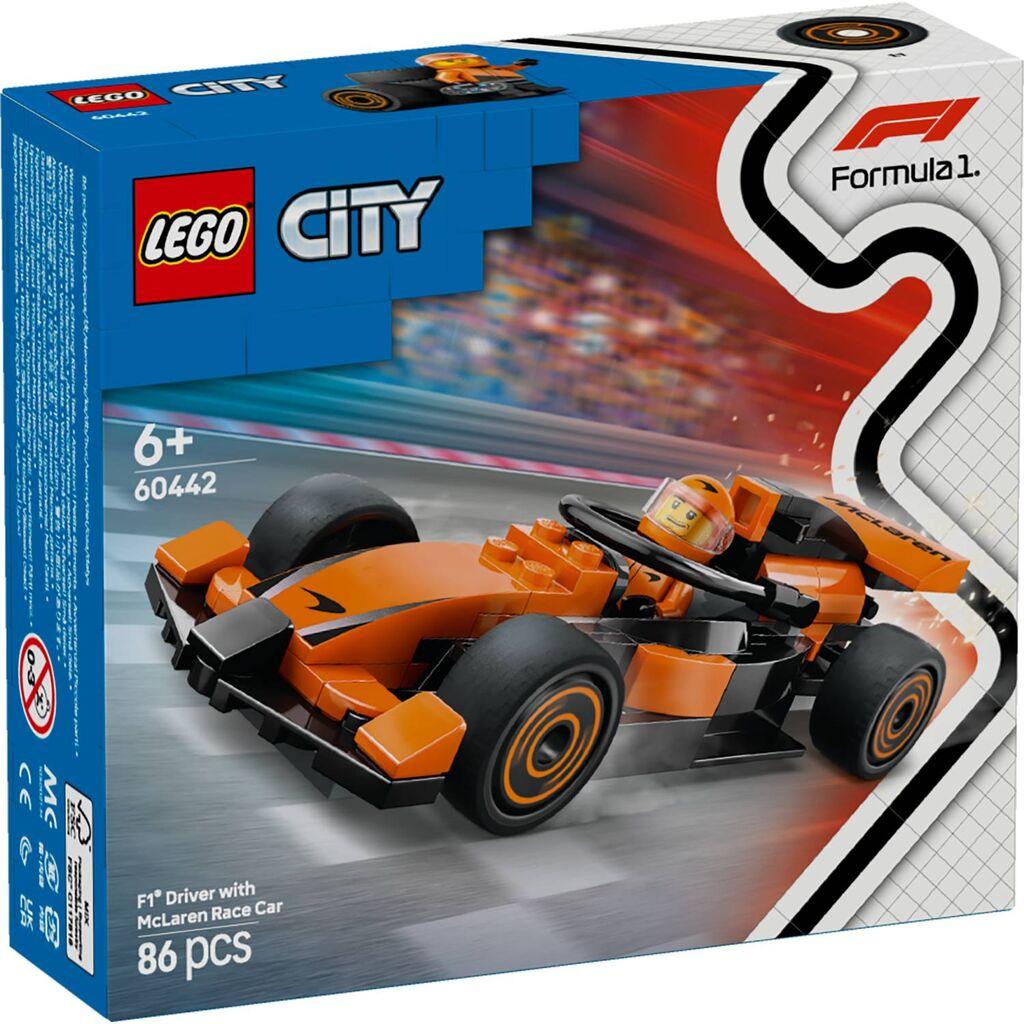 LEGO City F1 McLaren Formula Driver 60442