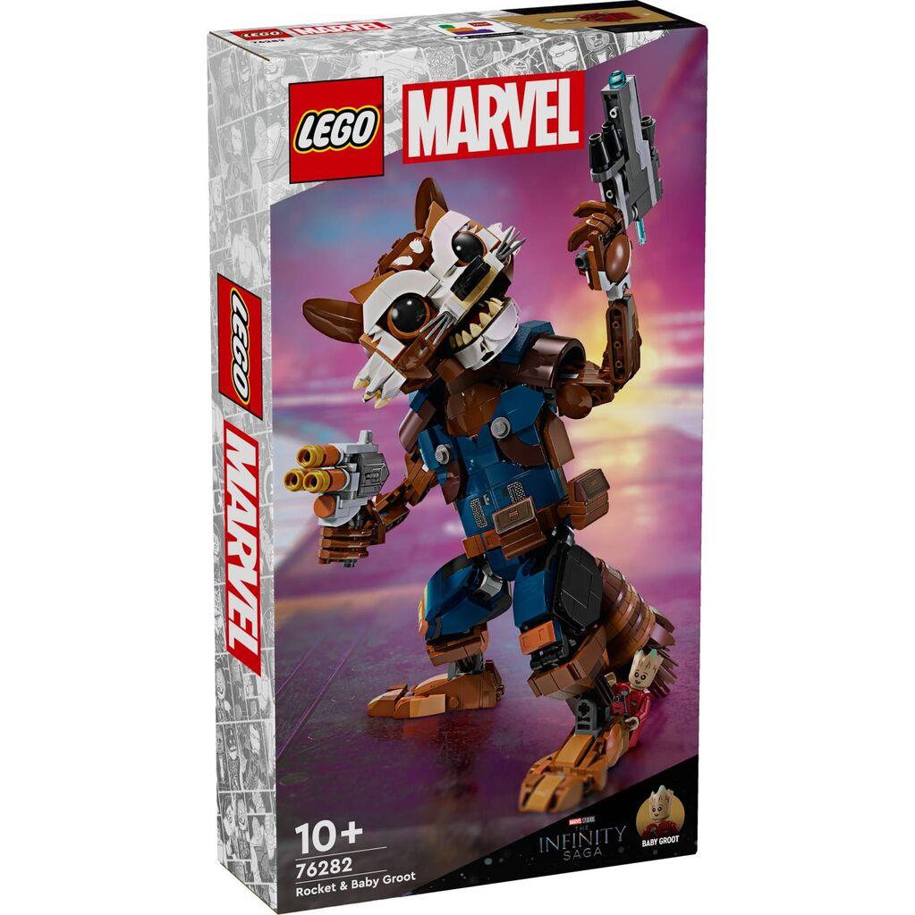 LEGO® Super Heroes 76282 Ракета и малиот Грут