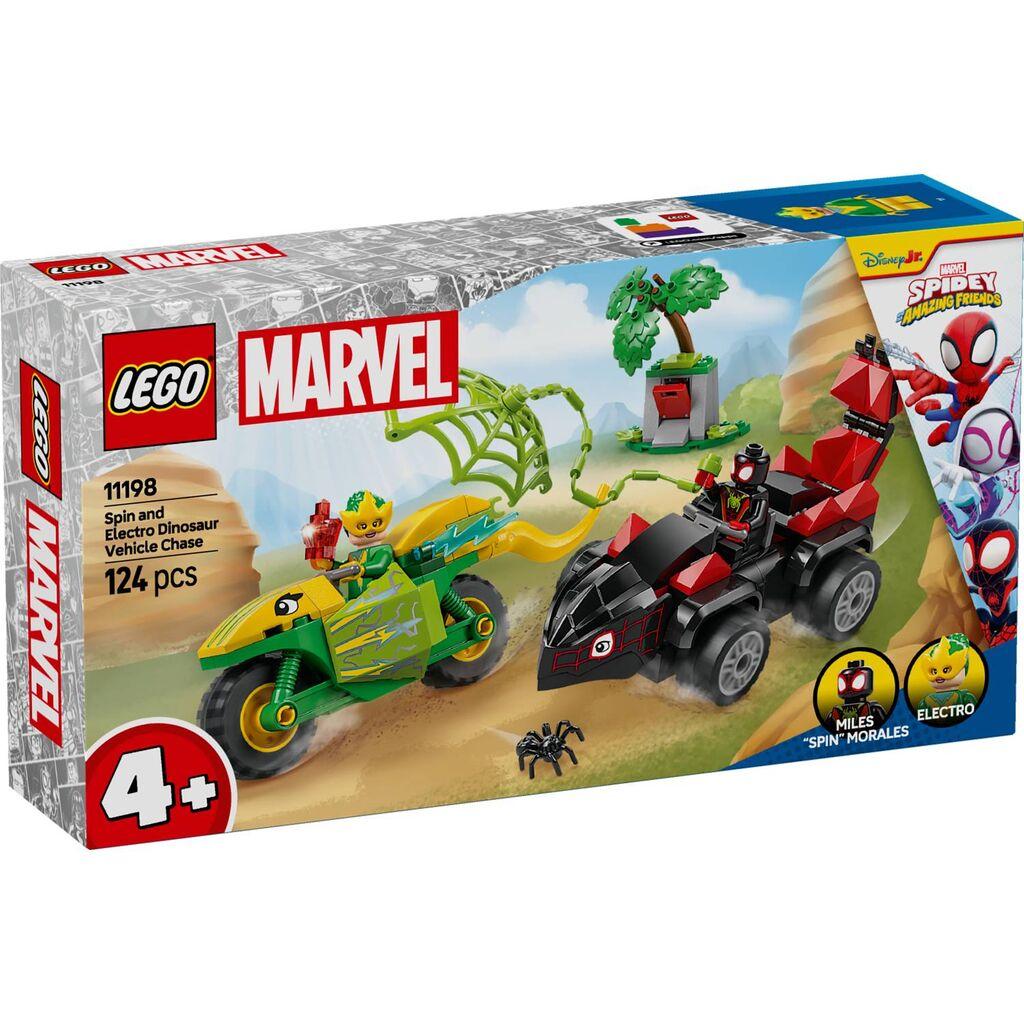 LEGO Marvel Chase Spina and Elektra Dinosaur - Возила 11198