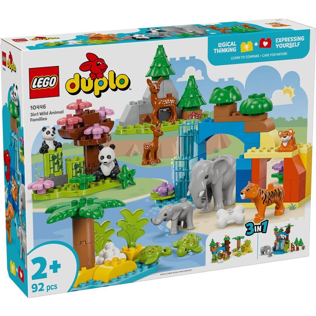 LEGO Duplo 3 во 1 Семејства на диви животни 10446