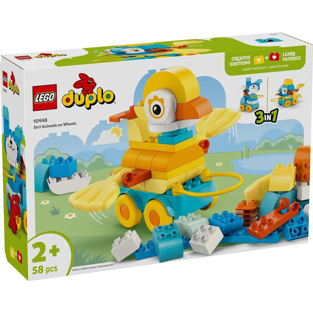 LEGO DUPLO 3-во-1 Животни на тркала 2+