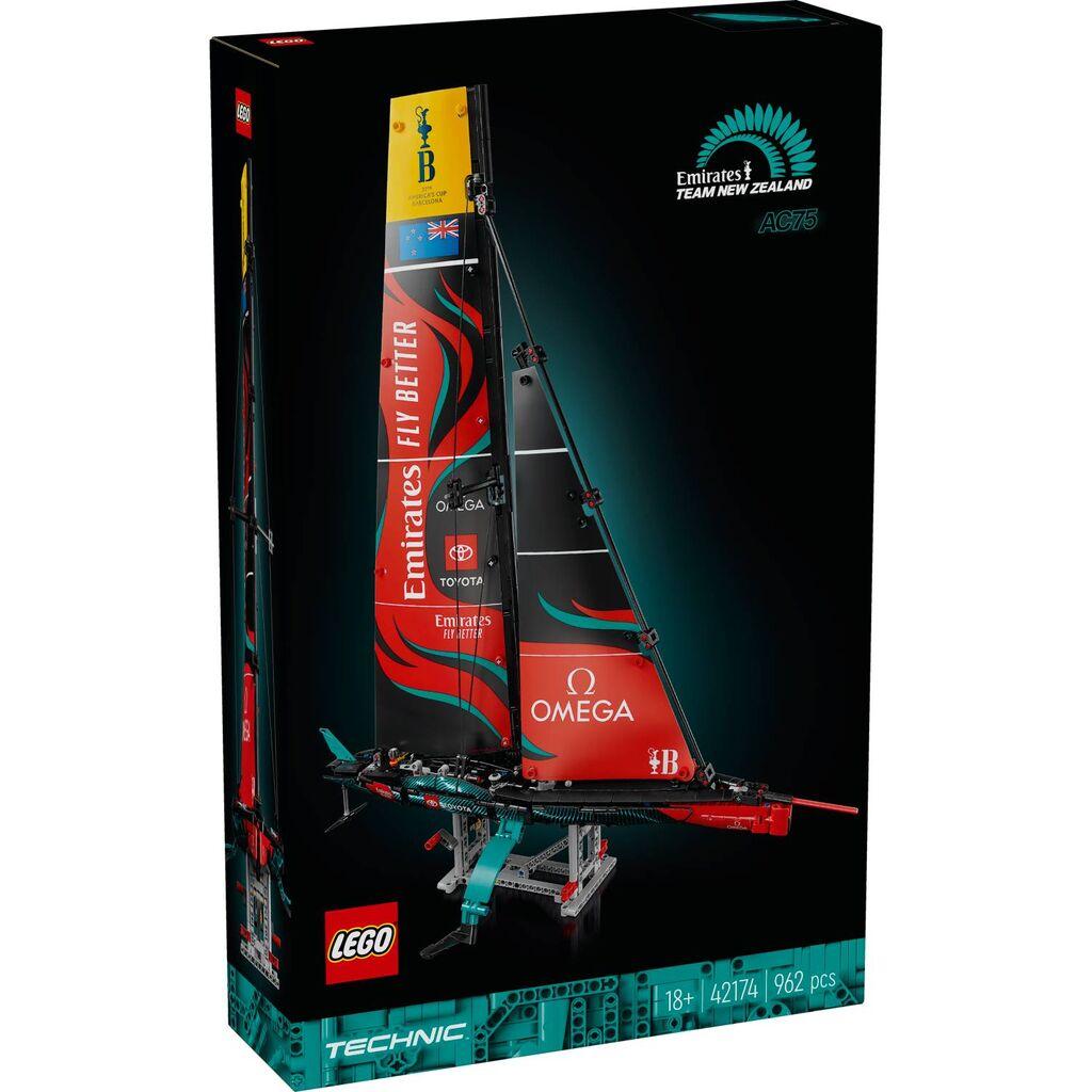 LEGO Technic Emirates team Нов Зеланд AC75 јахта 42174
