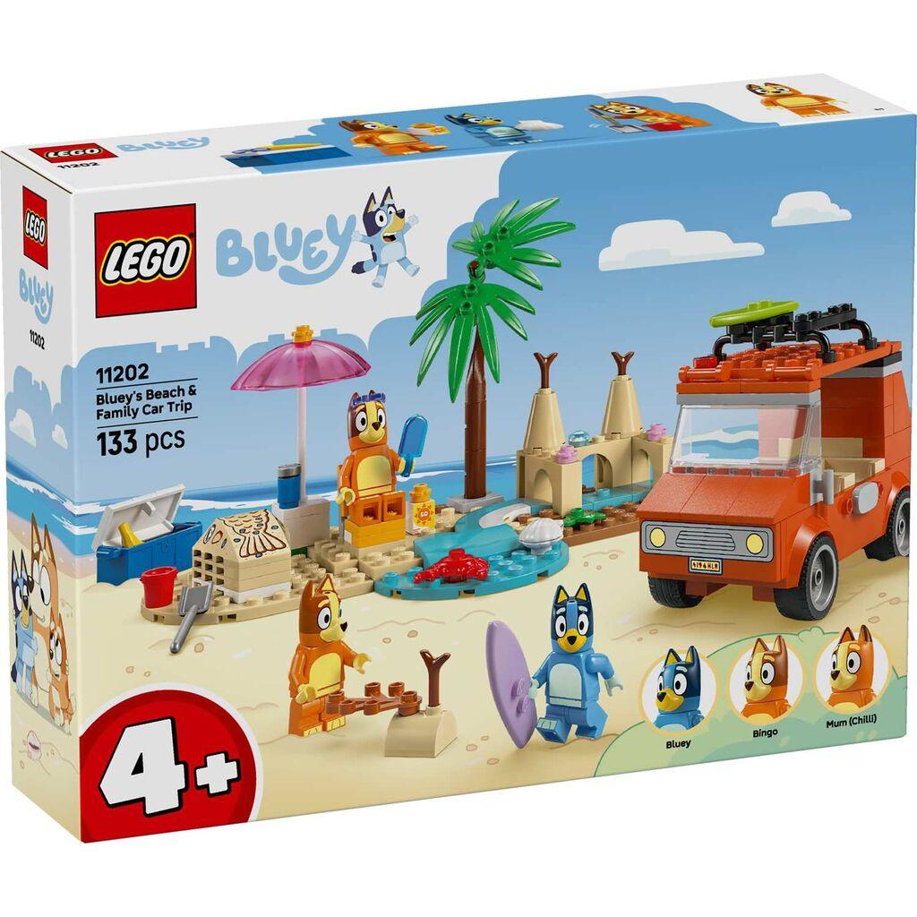 LEGO Bluey Плажа и семејно патување