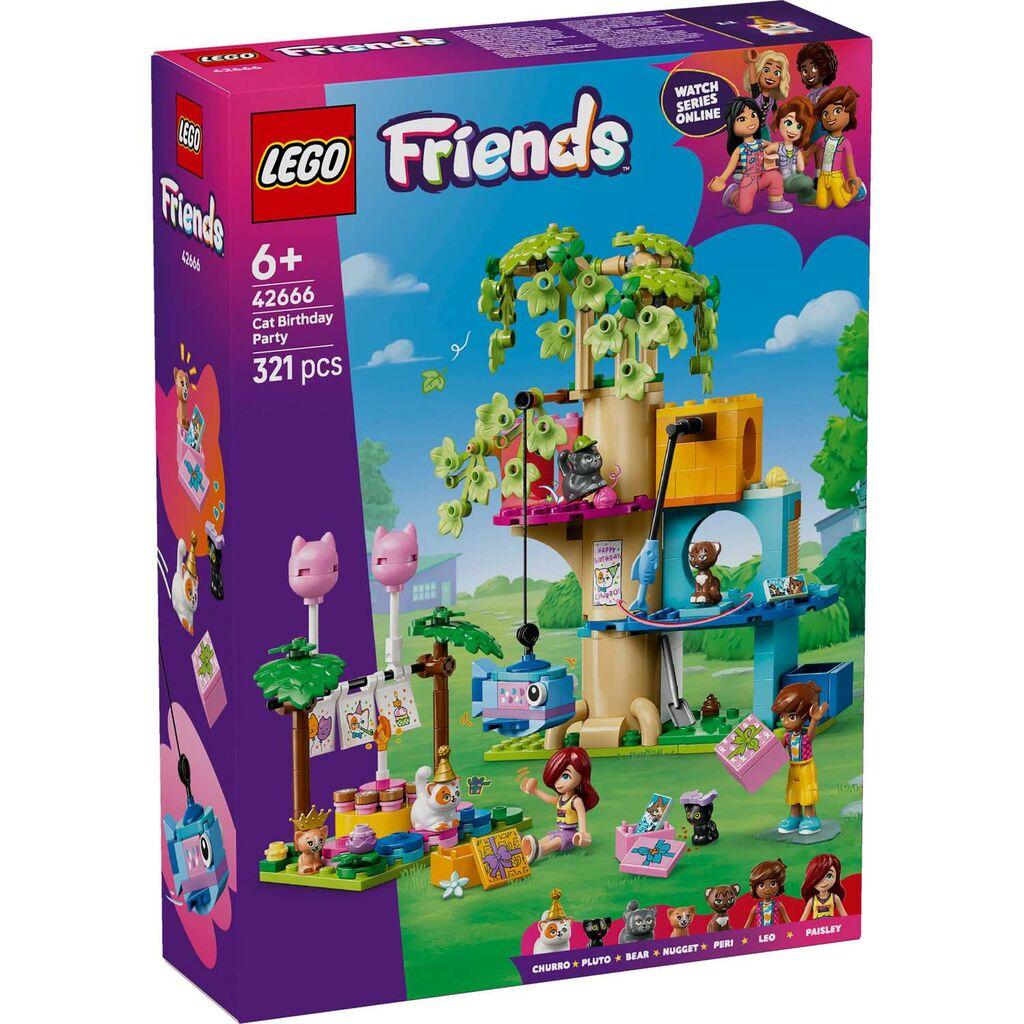 LEGO Friends Роденденска забава - Мачка и куќичка на дрво 6+