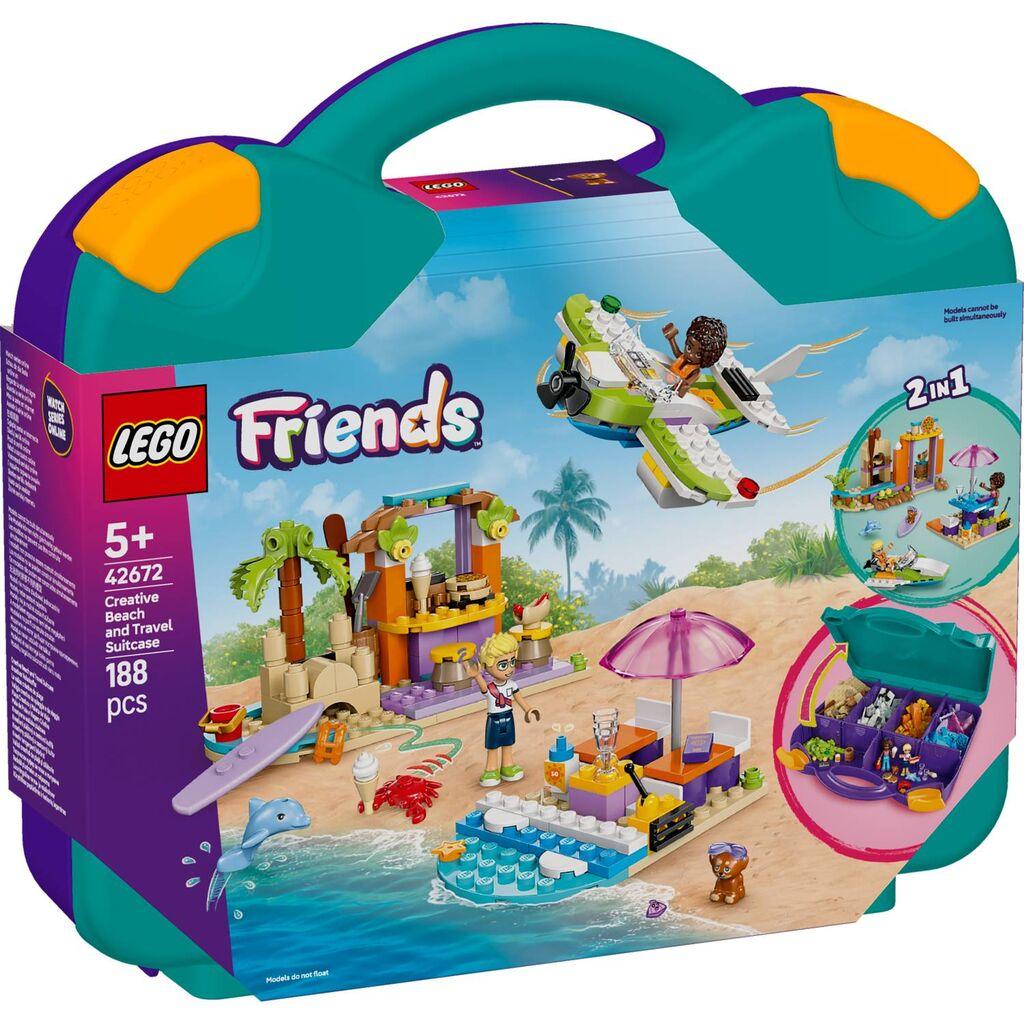LEGO Friends Плажа и патување - Креативен куфер 42672