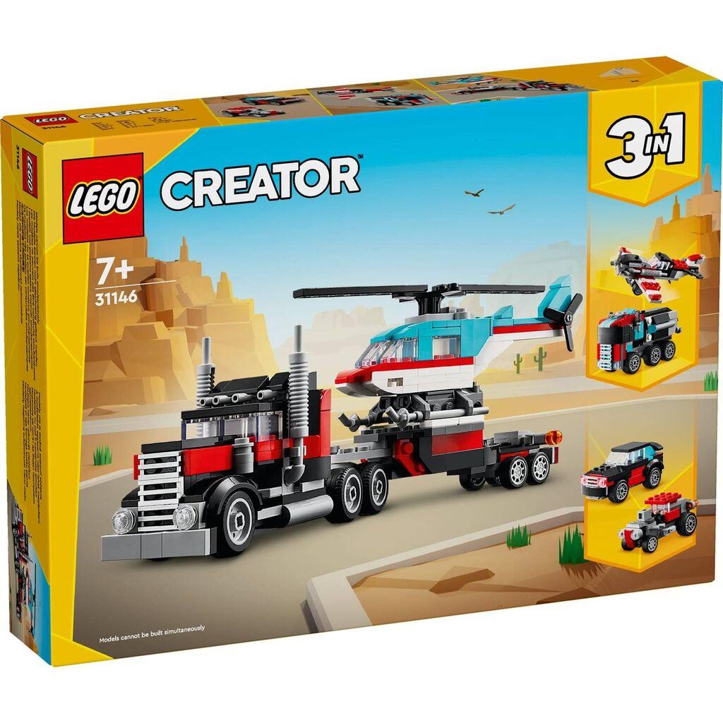 LEGO® Creator 31146 Камион со хеликоптер