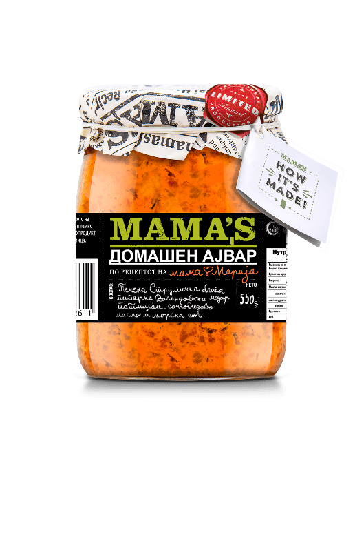 MAMA'S Ајвар благ 550гр.