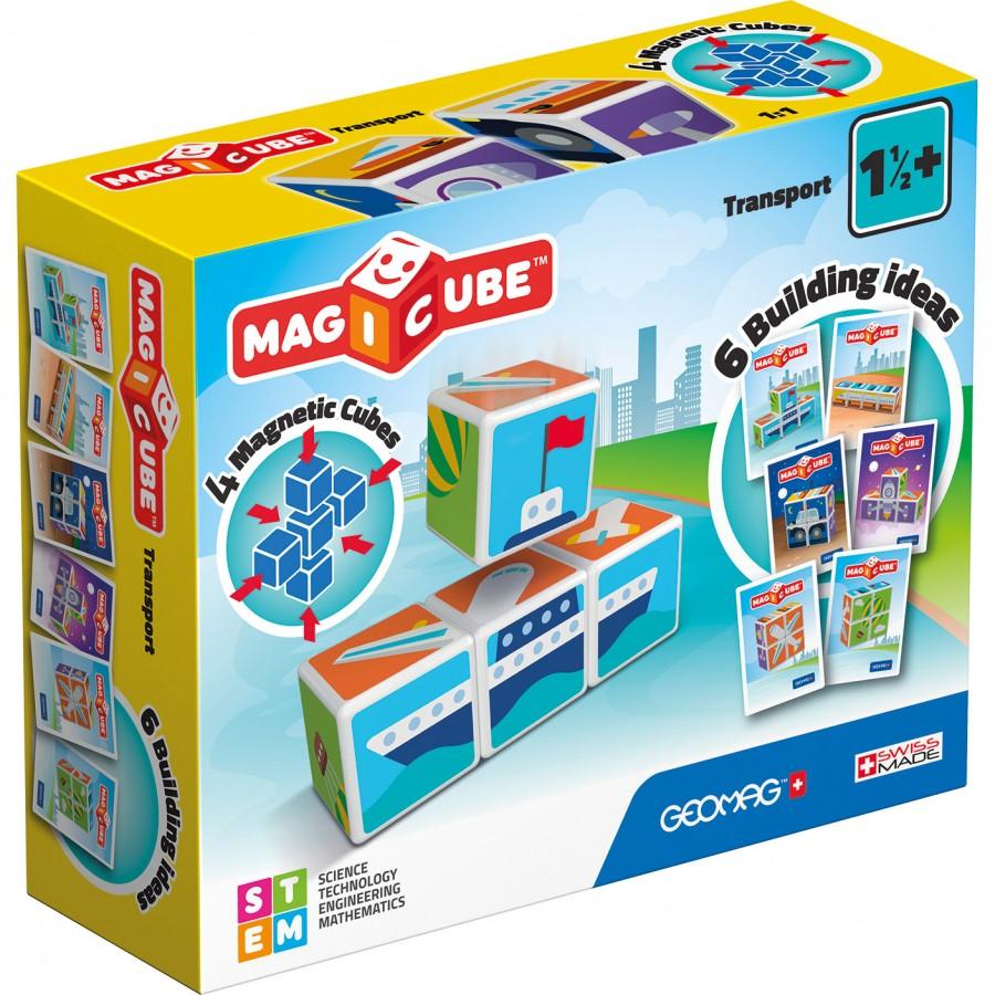 GEOMAG Коцки MAGICUBE TRANSPORT + CARDS 7