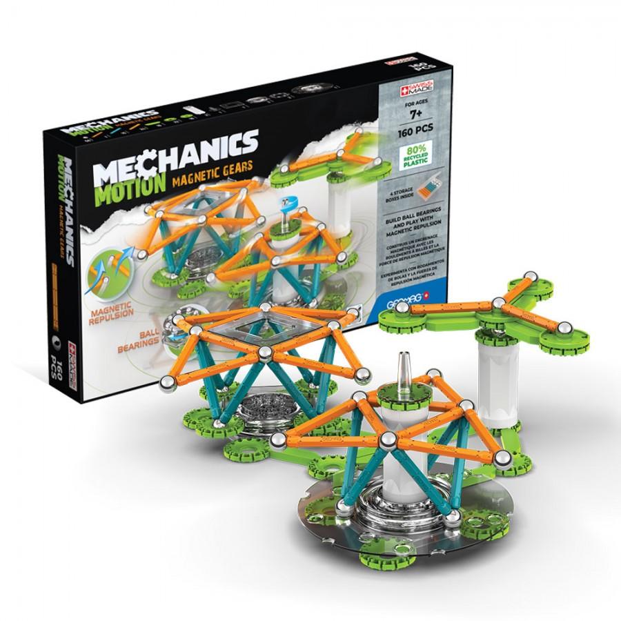 GEOMAG Коцки MECHANICS MOTION 3 MAGNETIC GEARS 160
