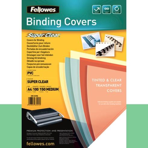 FELLOWES Корици, А4, 1/100, 180 Мик., , 5377301