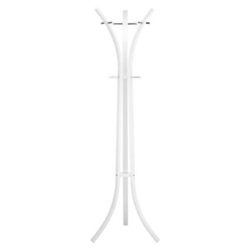 Закачалка метална, со 9 куки 2873-10, 178 x 55 cm,светло бела
