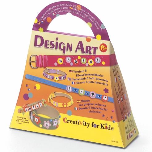 FABER CASTELL Креативен Сет, за декорирање алки, , Design Art, 180714, Портокалов